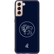 Samsung Galaxy S21+ 5G Case Hülle - Silikon schwarz Astrologie Löwe