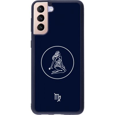 Samsung Galaxy S21+ 5G Case Hülle - Silikon schwarz Astrologie Jungfrau