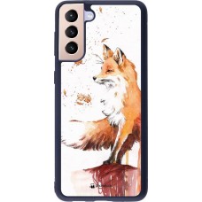 Hülle Samsung Galaxy S21+ 5G - Silikon schwarz Autumn 21 Fox
