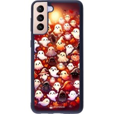 Samsung Galaxy S21+ 5G Case Hülle - Silikon schwarz Gespenster Herbst niedlich