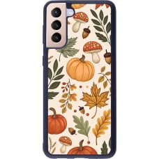 Samsung Galaxy S21+ 5G Case Hülle - Silikon schwarz Autumn 25 Autumn pattern