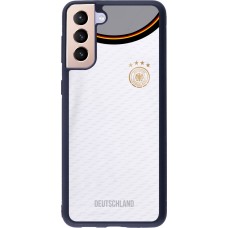Samsung Galaxy S21+ 5G Case Hülle - Silikon schwarz Deutschland 2022 personalisierbares Fußballtrikot
