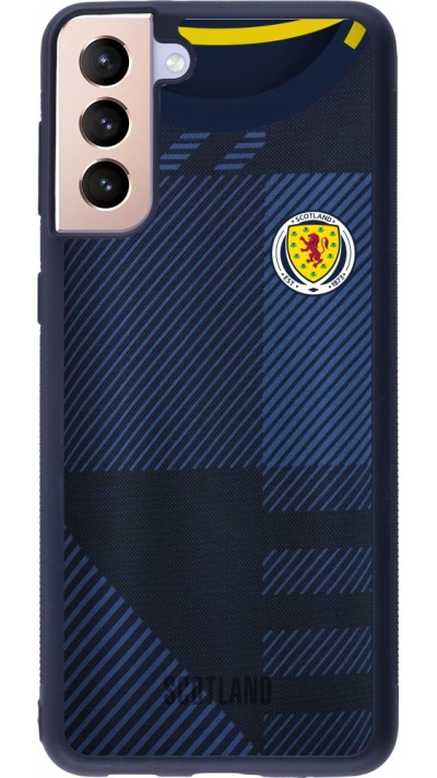Samsung Galaxy S21+ 5G Case Hülle - Silikon schwarz Schottland personalisierbares Fussballtrikot