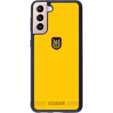 Samsung Galaxy S21+ 5G Case Hülle - Silikon schwarz Ecuador 2026 personalisierbares Fussballtrikot