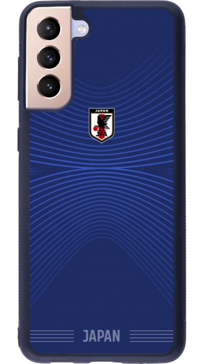 Samsung Galaxy S21+ 5G Case Hülle - Silikon schwarz Japan 2022 personalisierbares Fussballtrikot