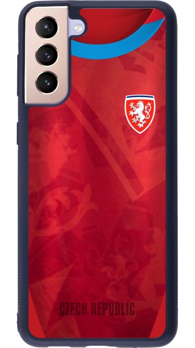 Samsung Galaxy S21+ 5G Case Hülle - Silikon schwarz Tschechische Republik personalisierbares Fussballtrikot