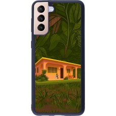 Samsung Galaxy S21+ 5G Case Hülle - Silikon schwarz Benitos house DTMF