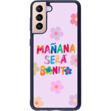 Samsung Galaxy S21+ 5G Case Hülle - Silikon schwarz Karol G Manana sera bonito