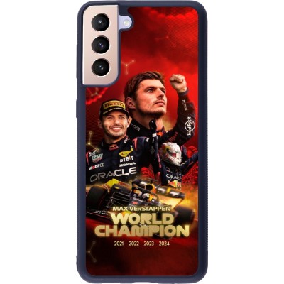 Samsung Galaxy S21+ 5G Case Hülle - Silikon schwarz Max Verstappen Champion 2023