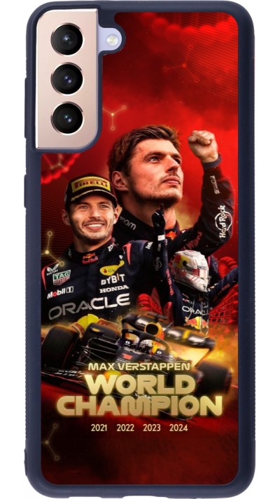 Samsung Galaxy S21+ 5G Case Hülle - Silikon schwarz Max Verstappen Champion 2023
