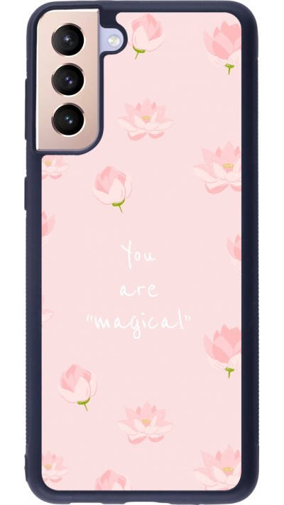 Samsung Galaxy S21+ 5G Case Hülle - Silikon schwarz Mom 2023 your are magical
