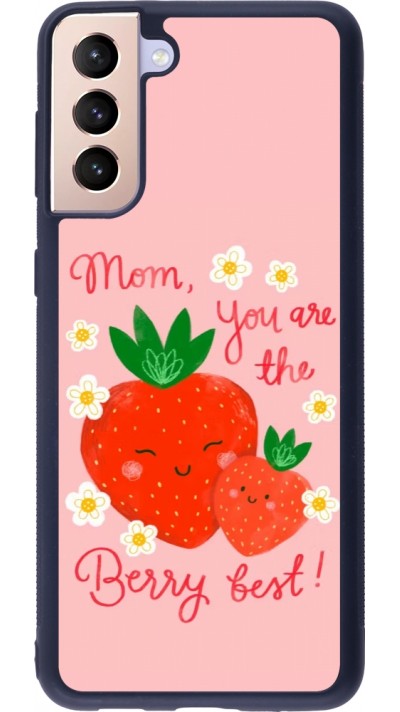 Samsung Galaxy S21+ 5G Case Hülle - Silikon schwarz Mom 2026 Berry best