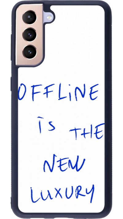 Samsung Galaxy S21+ 5G Case Hülle - Silikon schwarz Offline is the new luxury