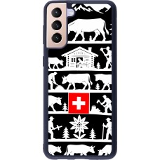 Samsung Galaxy S21+ 5G Case Hülle - Silikon schwarz Poya Schweiz 1 schwarz