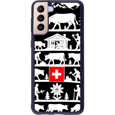 Samsung Galaxy S21+ 5G Case Hülle - Silikon schwarz Poya Schweiz 1 schwarz