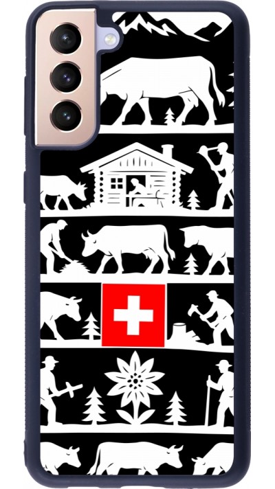 Samsung Galaxy S21+ 5G Case Hülle - Silikon schwarz Poya Schweiz 1 schwarz