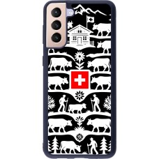 Samsung Galaxy S21+ 5G Case Hülle - Silikon schwarz Poya Schweiz 3 schwarz