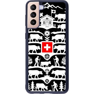 Samsung Galaxy S21+ 5G Case Hülle - Silikon schwarz Poya Schweiz 3 schwarz