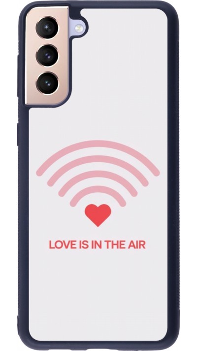 Samsung Galaxy S21+ 5G Case Hülle - Silikon schwarz Saint Valentines Day 26 Love is in the air