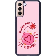 Samsung Galaxy S21+ 5G Case Hülle - Silikon schwarz Saint Valentines Day 26 You are the bomb