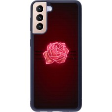 Samsung Galaxy S21+ 5G Case Hülle - Silikon schwarz Spring 23 neon rose
