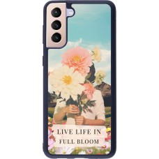 Samsung Galaxy S21+ 5G Case Hülle - Silikon schwarz Live life in full moon Spring 2026