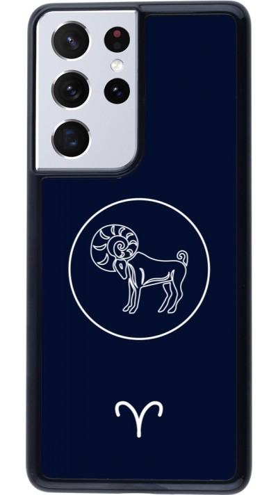 Samsung Galaxy S21 Ultra 5G Case Hülle - Astrologie Widder