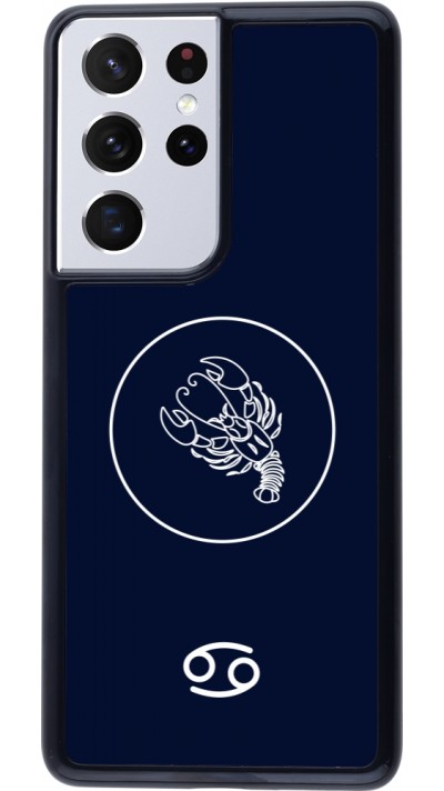 Samsung Galaxy S21 Ultra 5G Case Hülle - Astrologie Krebs