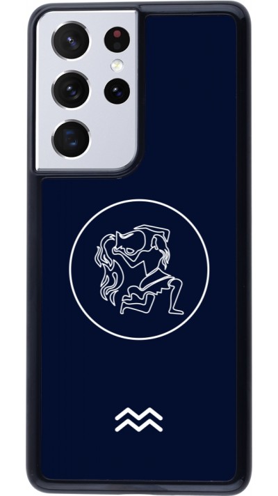 Samsung Galaxy S21 Ultra 5G Case Hülle - Astrologie Wassermann