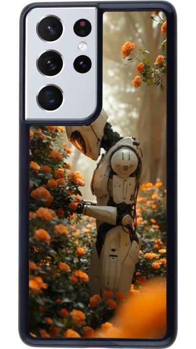 Samsung Galaxy S21 Ultra 5G Case Hülle - Astronaut flowers 2025
