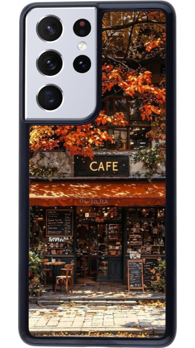 Samsung Galaxy S21 Ultra 5G Case Hülle - Autumn 25 Coffee shop