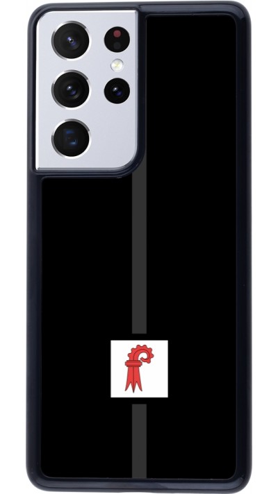 Samsung Galaxy S21 Ultra 5G Case Hülle - Kanton BL schwarz