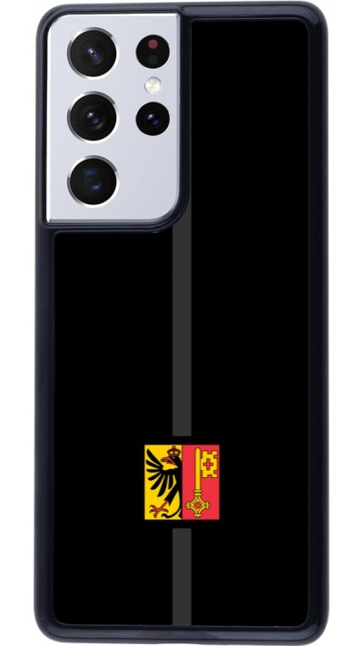 Samsung Galaxy S21 Ultra 5G Case Hülle - Kanton GE schwarz