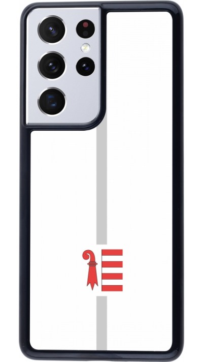 Samsung Galaxy S21 Ultra 5G Case Hülle - Kanton JU weiss