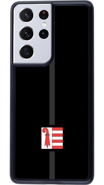 Samsung Galaxy S21 Ultra 5G Case Hülle - Kanton JU schwarz