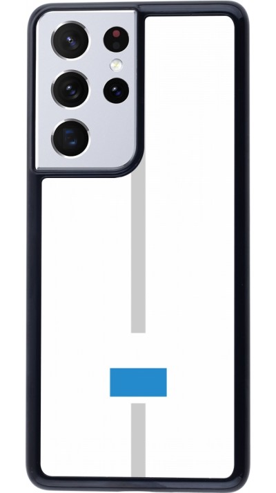 Samsung Galaxy S21 Ultra 5G Case Hülle - Kanton LU weiss