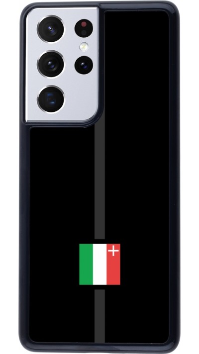 Samsung Galaxy S21 Ultra 5G Case Hülle - Kanton NE schwarz