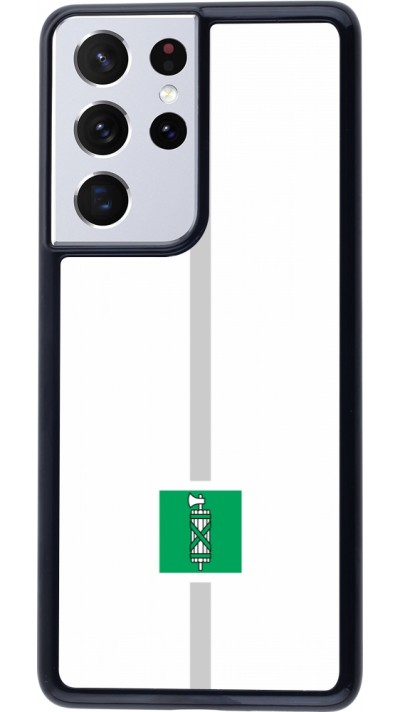 Samsung Galaxy S21 Ultra 5G Case Hülle - Kanton SG weiss