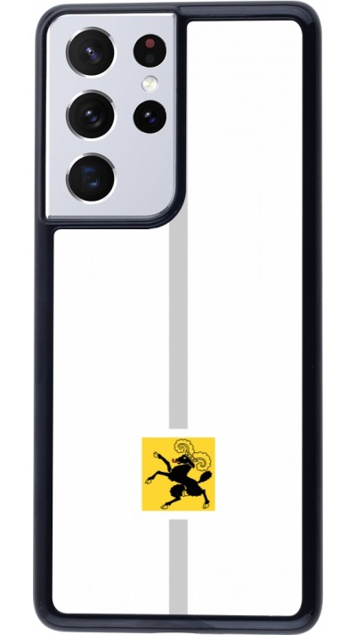 Samsung Galaxy S21 Ultra 5G Case Hülle - Kanton SH weiss