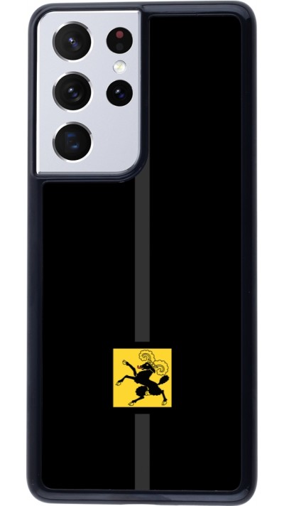 Samsung Galaxy S21 Ultra 5G Case Hülle - Kanton SH schwarz
