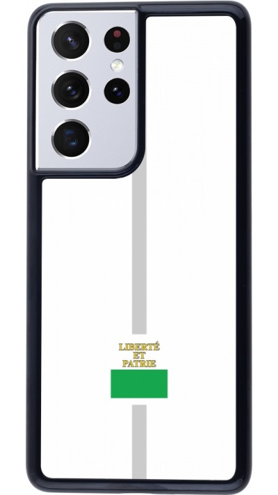 Samsung Galaxy S21 Ultra 5G Case Hülle - Kanton VD weiss