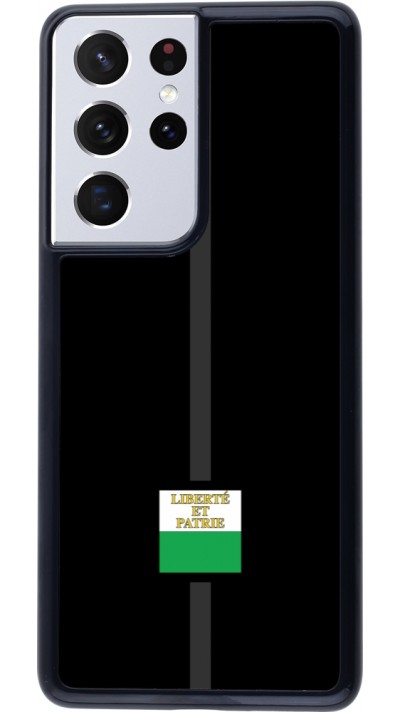 Samsung Galaxy S21 Ultra 5G Case Hülle - Kanton VD schwarz