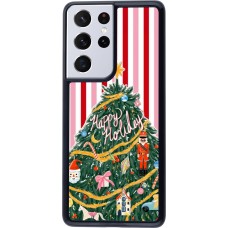 Coque Samsung Galaxy S21 Ultra 5G - Christmas 25 Happy Holiday