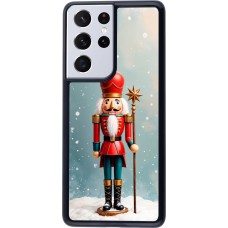 Samsung Galaxy S21 Ultra 5G Case Hülle - Christmas 25 Nutcracker Snow