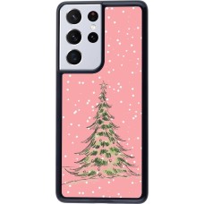 Samsung Galaxy S21 Ultra 5G Case Hülle - Christmas 25 Pink Tree