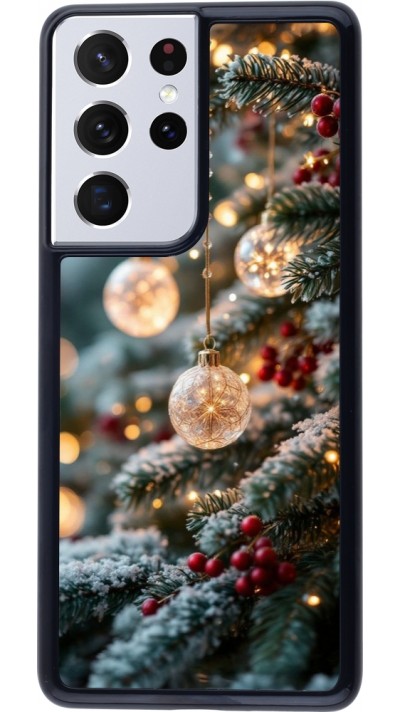 Samsung Galaxy S21 Ultra 5G Case Hülle - Christmas 25 Xmas Decorated Tree