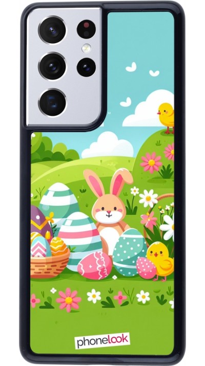Samsung Galaxy S21 Ultra 5G Case Hülle - Ostern 2025 Gruen