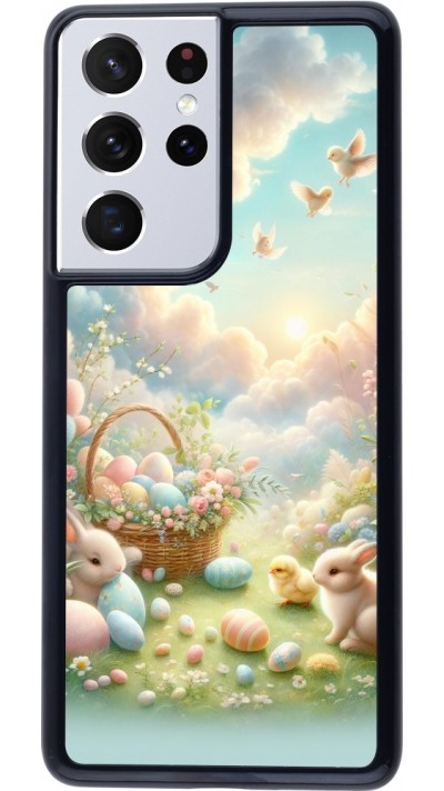 Samsung Galaxy S21 Ultra 5G Case Hülle - Ostern 2025 Pastell Ostern