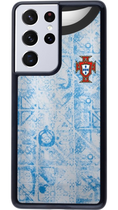 Samsung Galaxy S21 Ultra 5G Case Hülle - Portugal Away personalisierbares Fussballtrikot