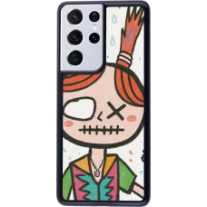 Samsung Galaxy S21 Ultra 5G Case Hülle - Little Girl Sketch